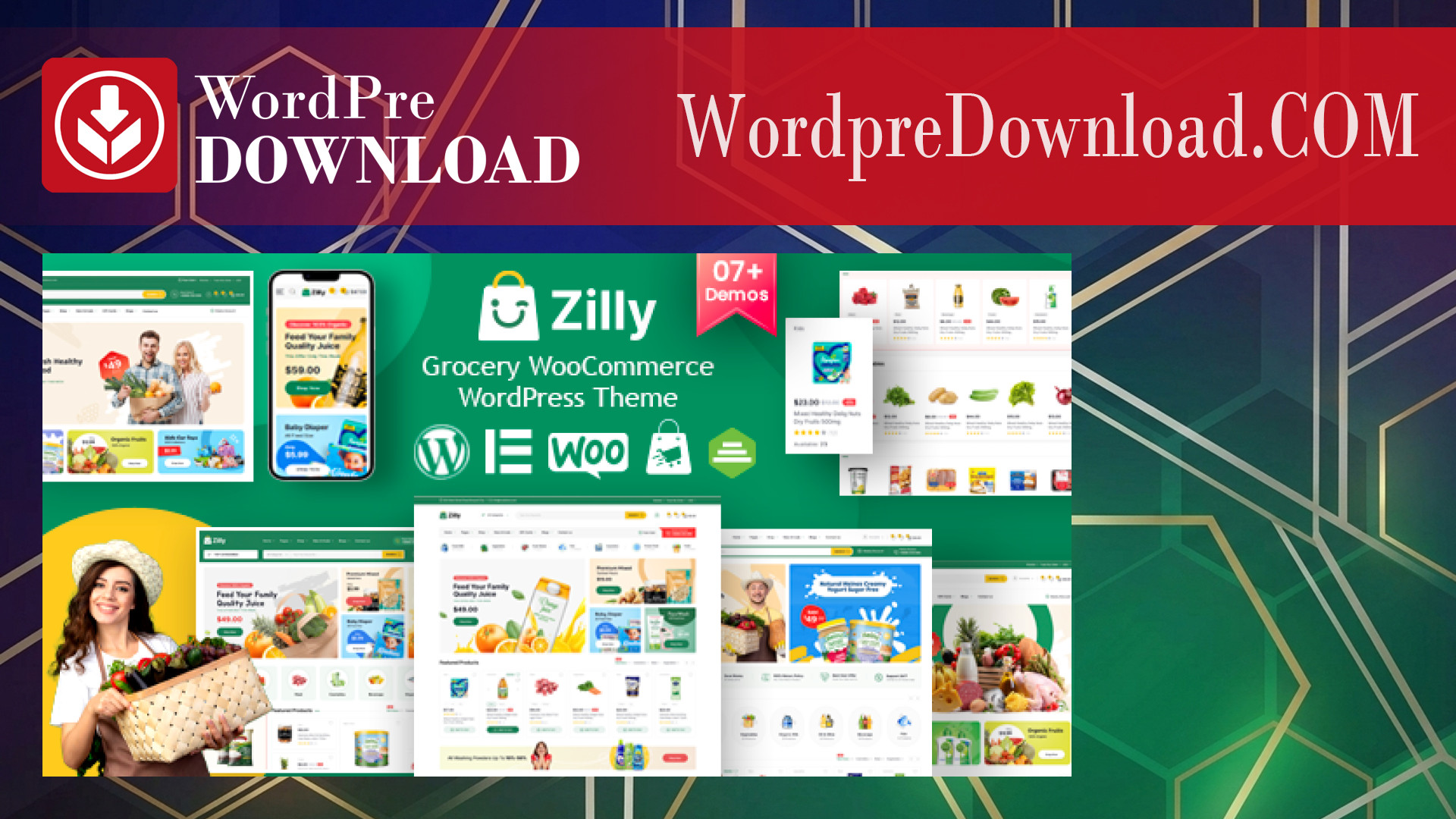 Zilly – Grocery Store WooCommerce WordPress Theme – WordpreDownload.COM