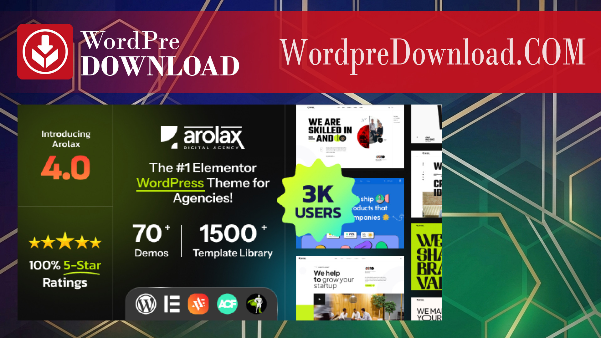 Arolax | Creative Digital Agency Theme – WordpreDownload.COM