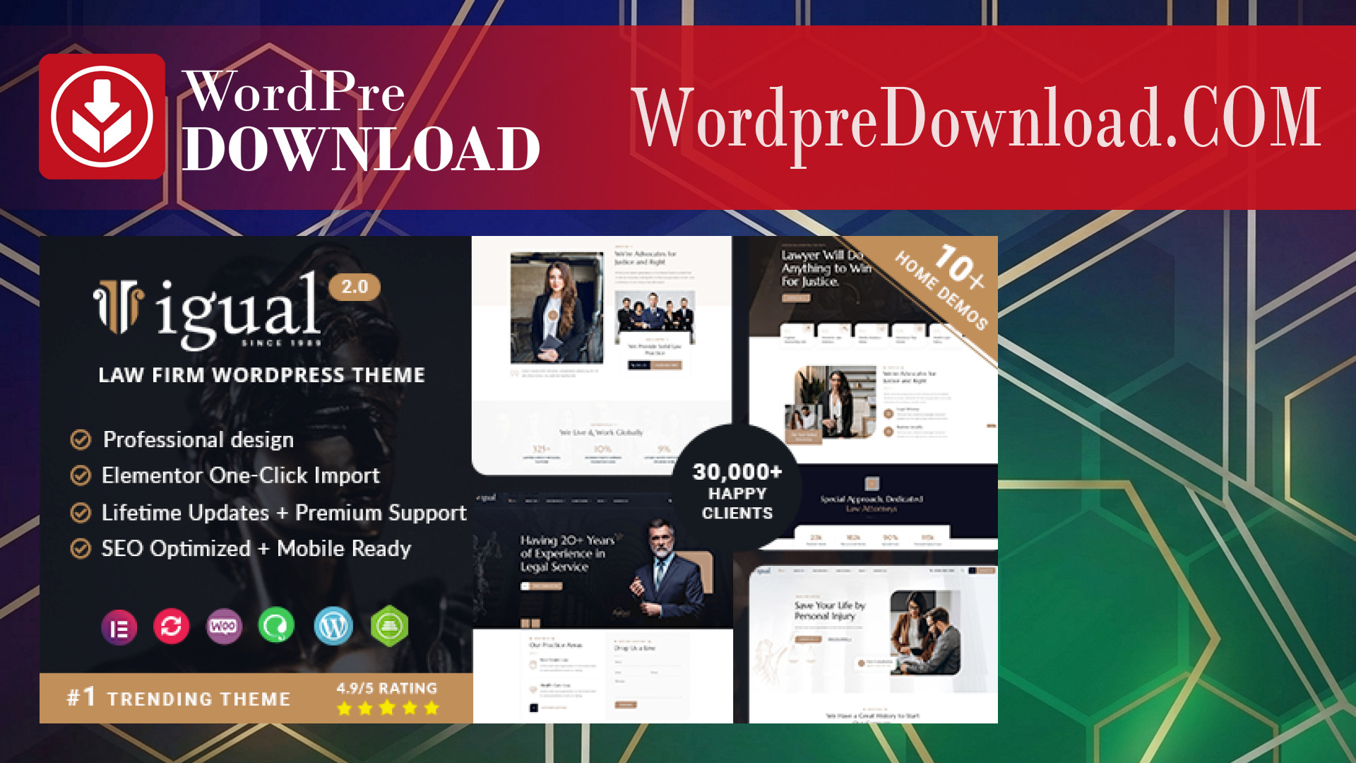 Igual – Law Firm WordPress Theme – WordpreDownload.COM
