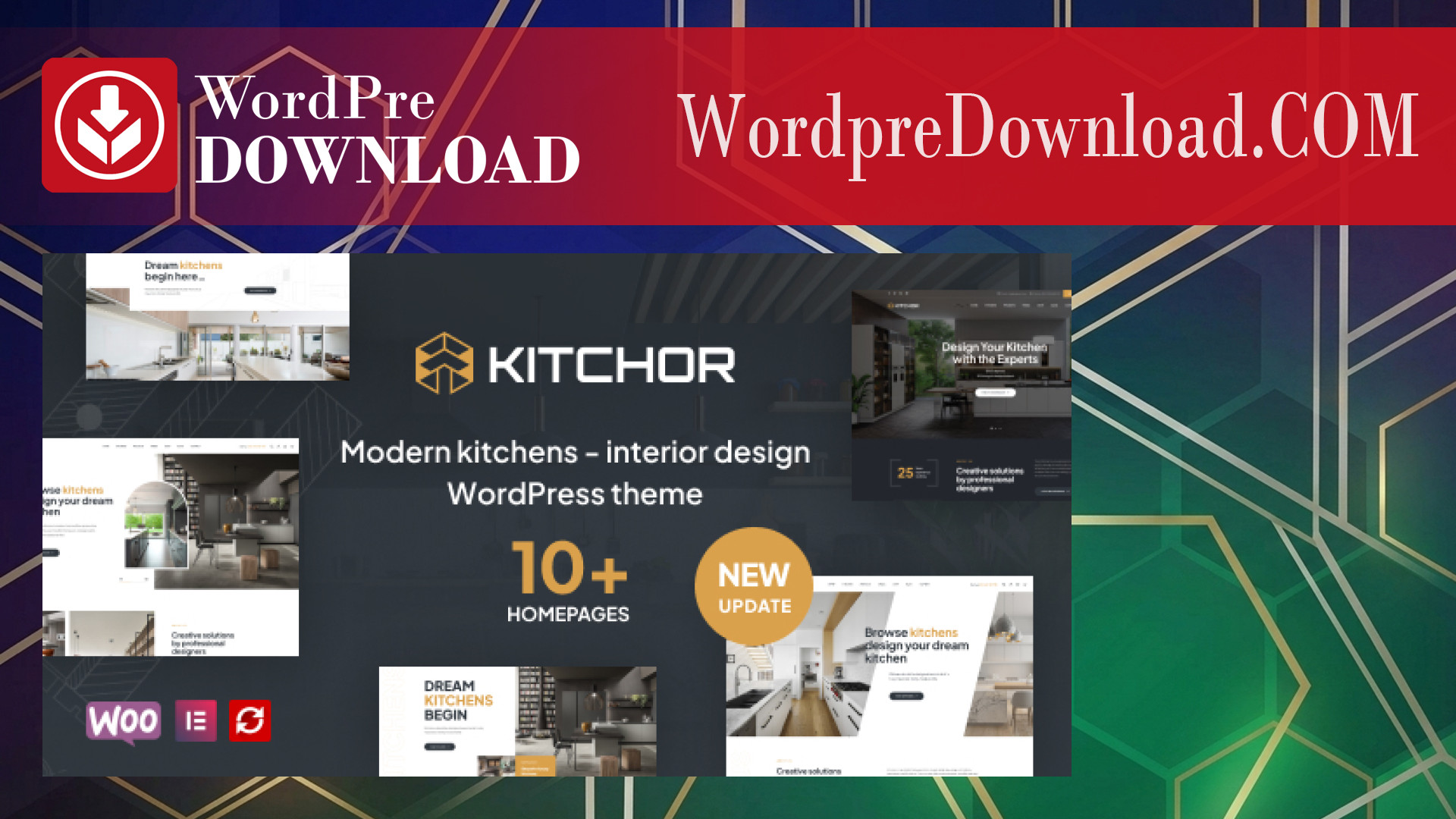 Kitchor Interior Design WordPress Theme – WordpreDownload.COM