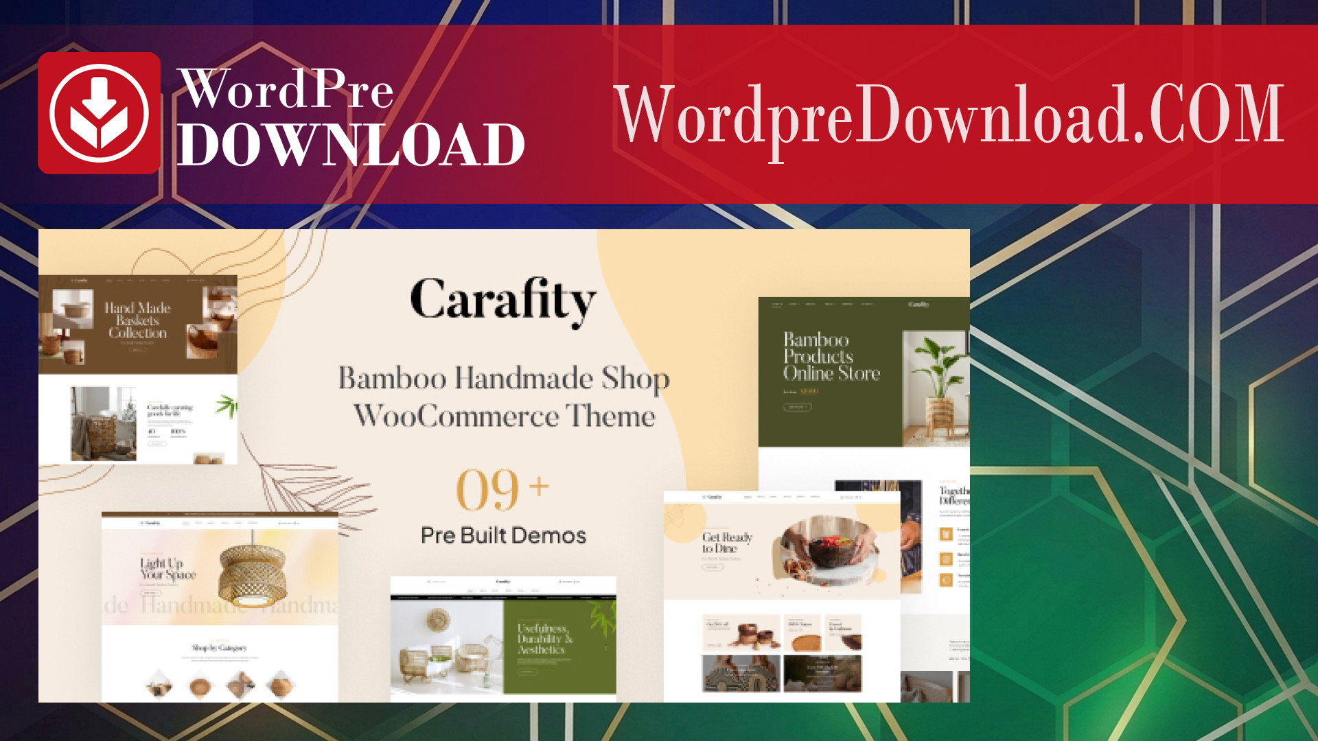Carafity – Bamboo Handmade Shop WooCommerce Theme – WordpreDownload.COM