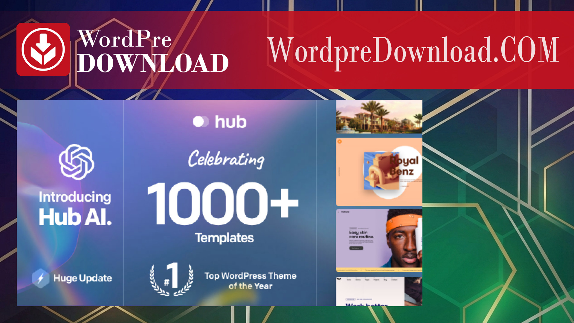 Hub MultiPurpose WordPress Theme – WordpreDownload.COM
