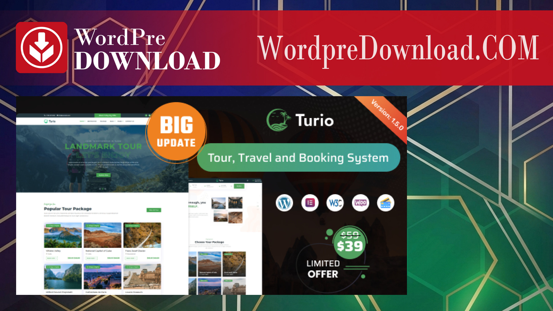 Turio – Tour and Travel WordPress Theme – WordpreDownload.COM