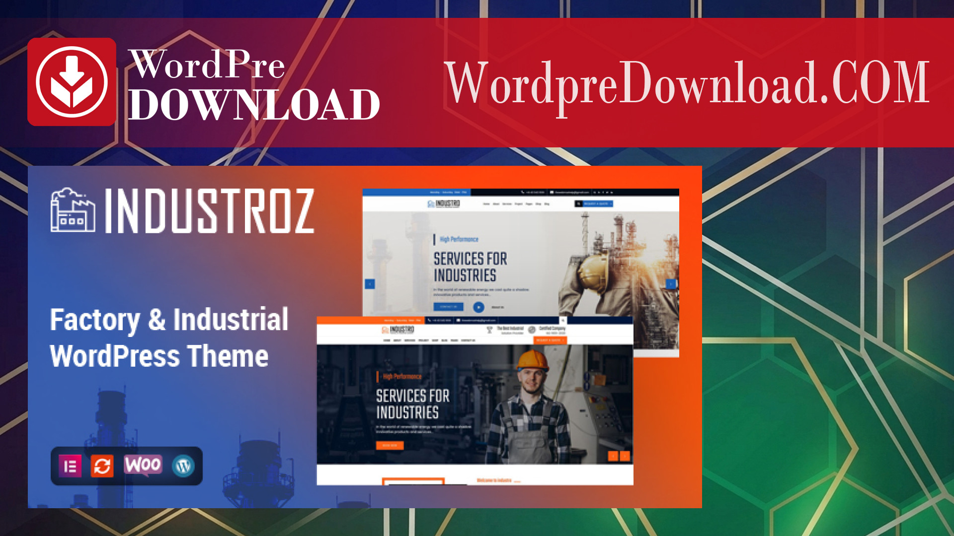 Industroz – Factory and Industrial WordPress Theme – WordpreDownload.COM
