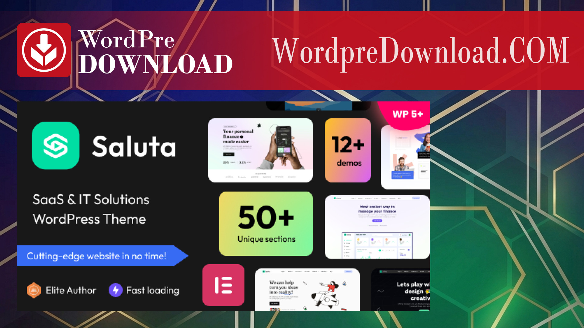 Saluta – SaaS and IT Solutions WordPress Theme – WordpreDownload.COM