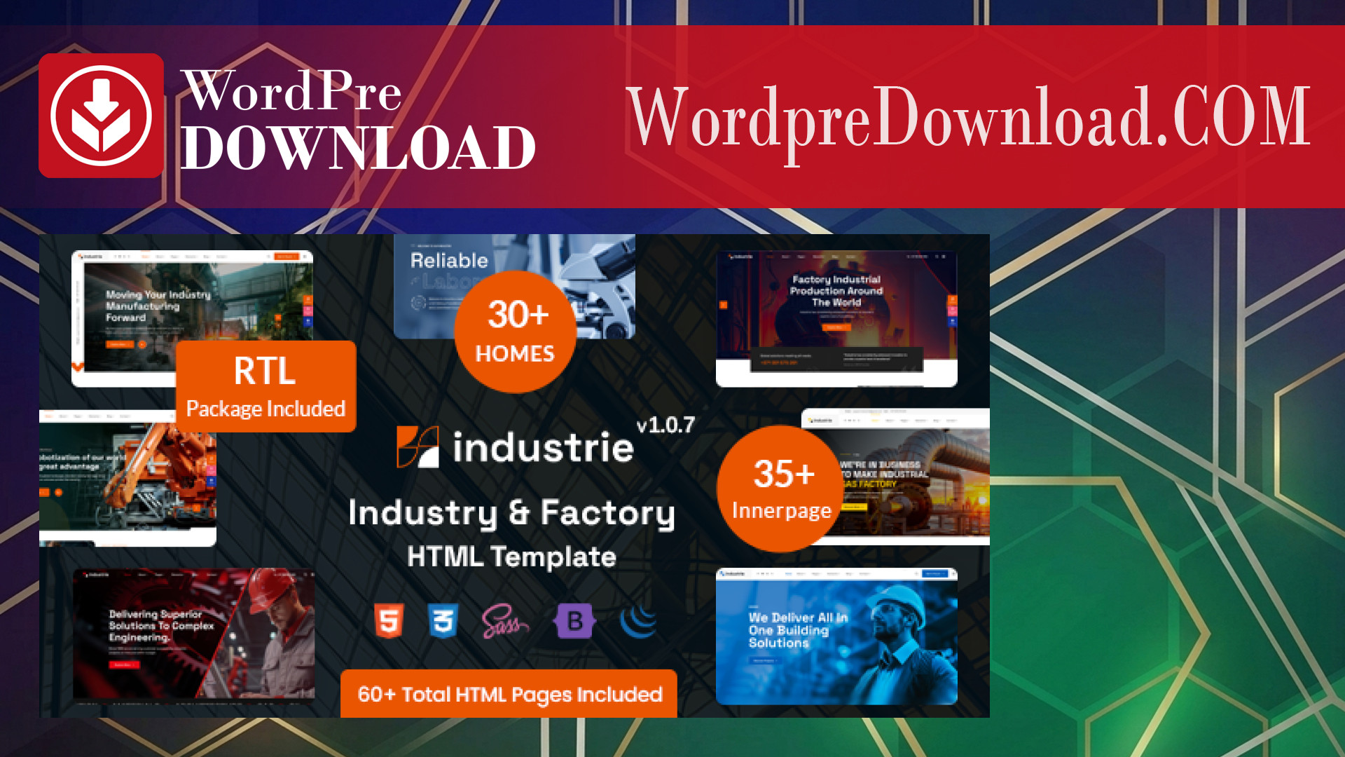 Industrie – Factory and Industry WordPress Theme – WordpreDownload.COM