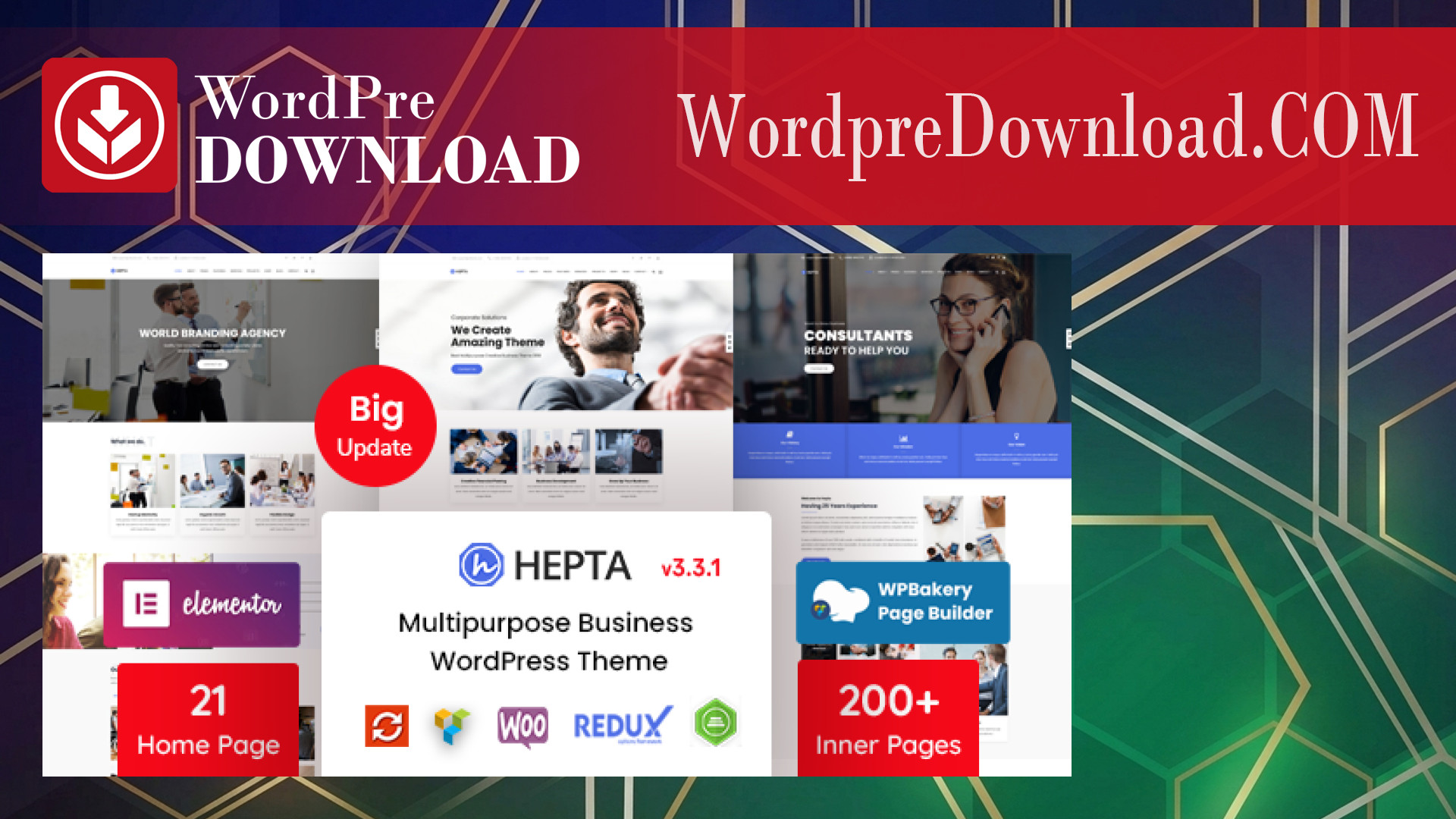Hepta – Multipurpose Business WordPress Theme – WordpreDownload.COM