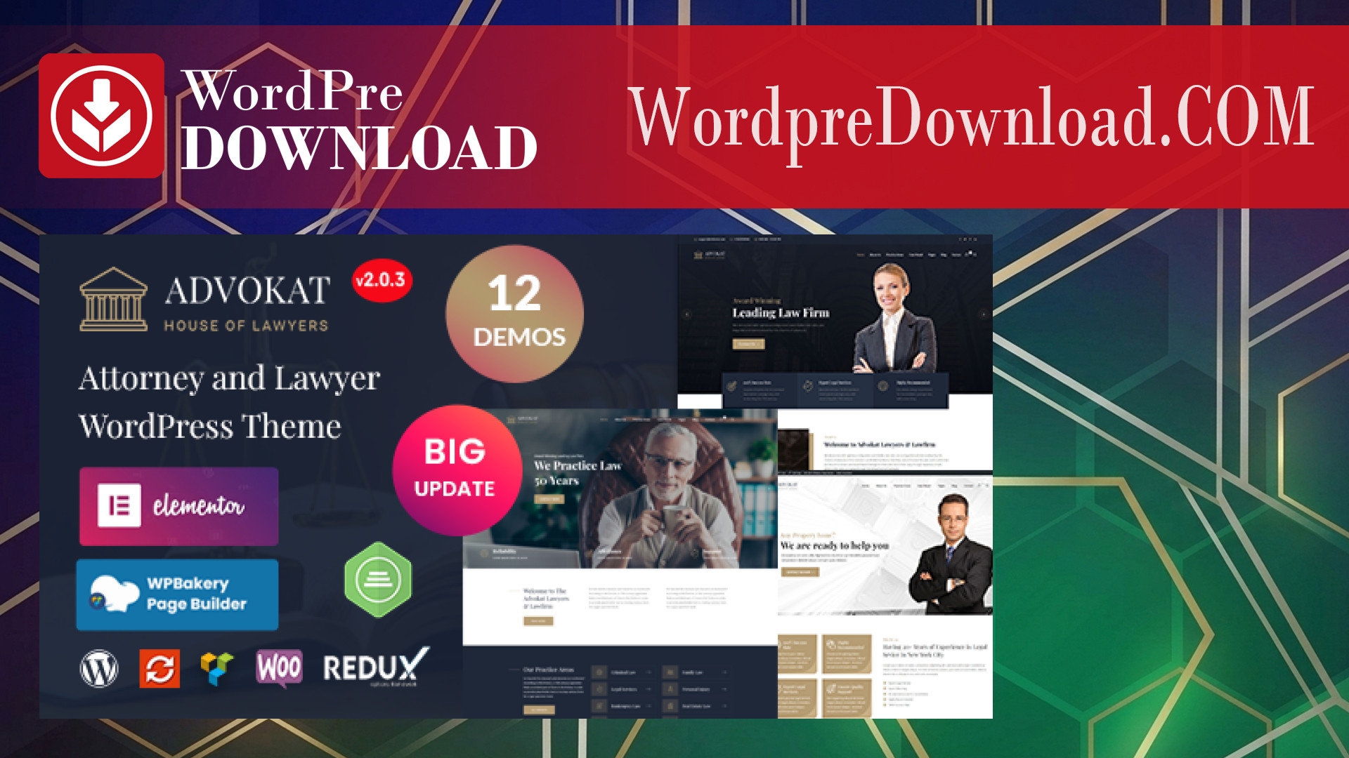 Advokat – Lawyer and Law Firm WordPress Theme – WordpreDownload.COM