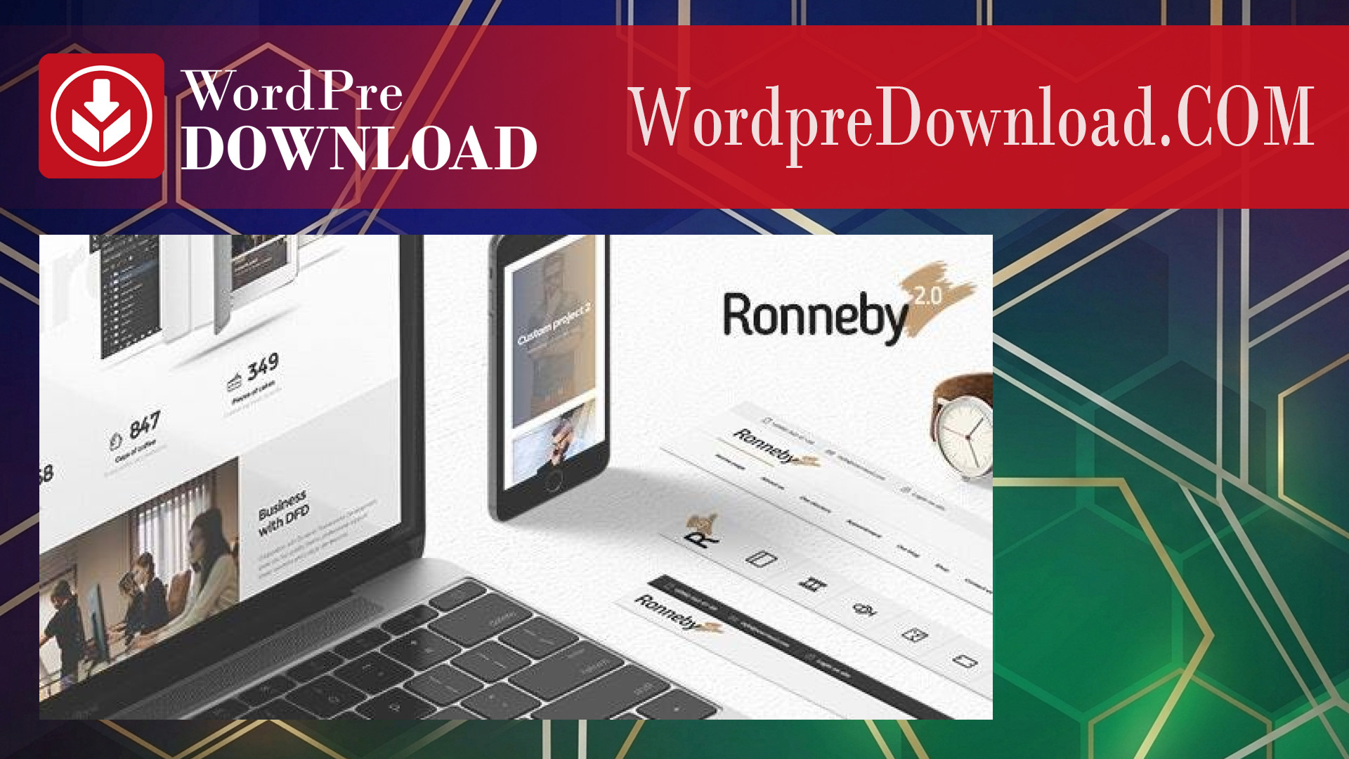 Ronneby High-Performance WP Theme – WordpreDownload.COM