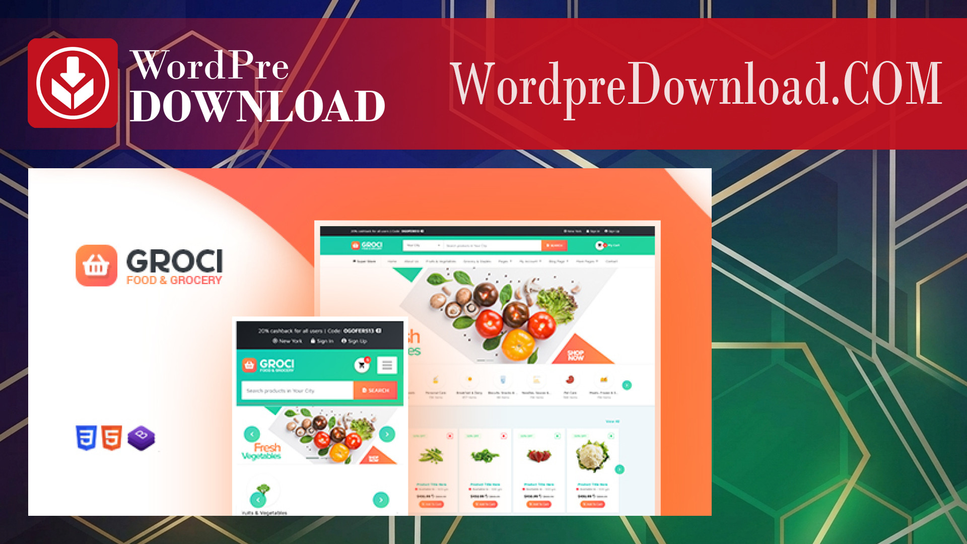 Groci Organic Food Market Theme – WordpreDownload.COM