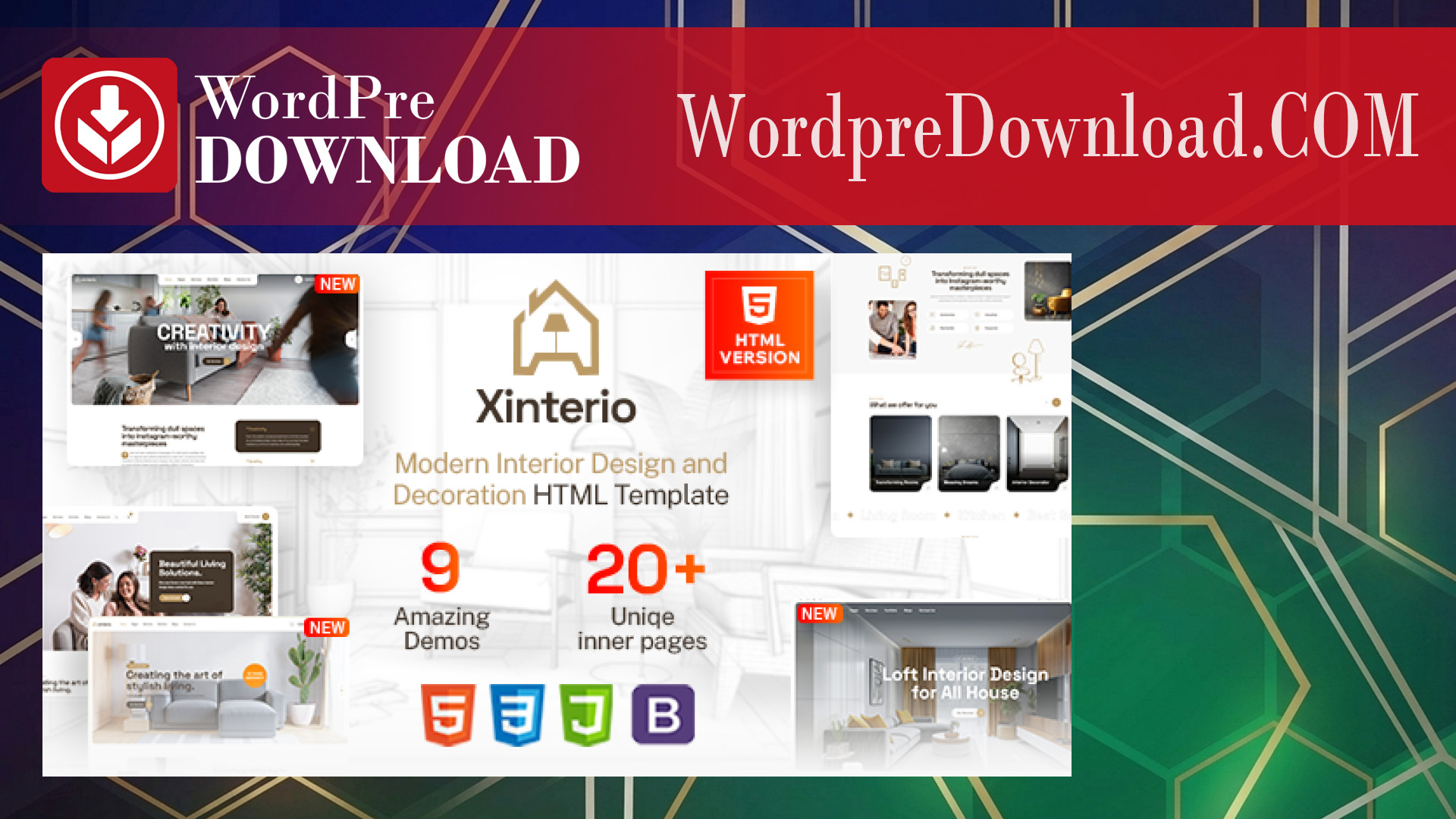 Xinterio – Interior Design WordPress Theme – WordpreDownload.COM