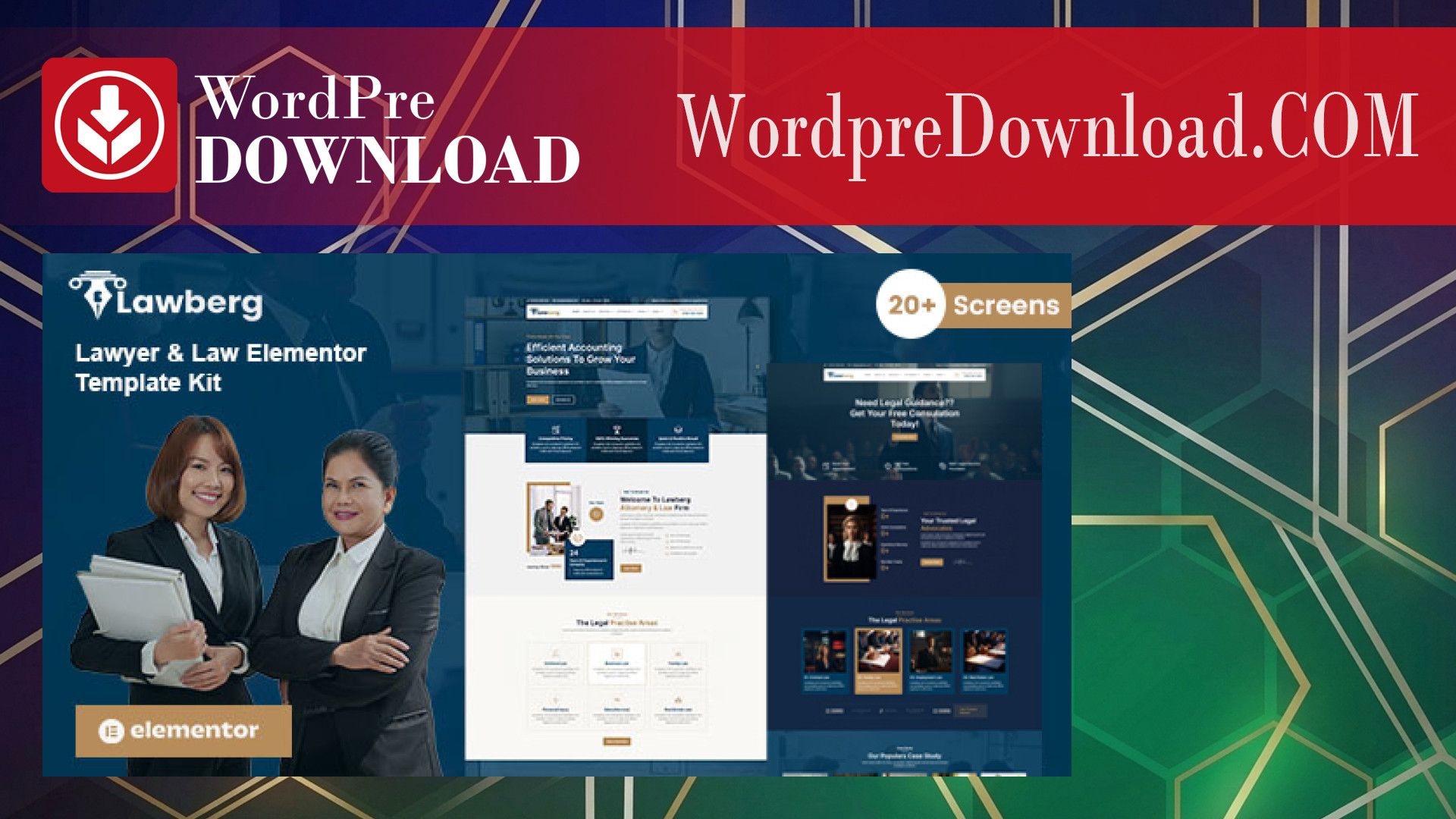 Lawberg – Lawyer and Legal Firm Elementor Template Kit – WordpreDownload.COM
