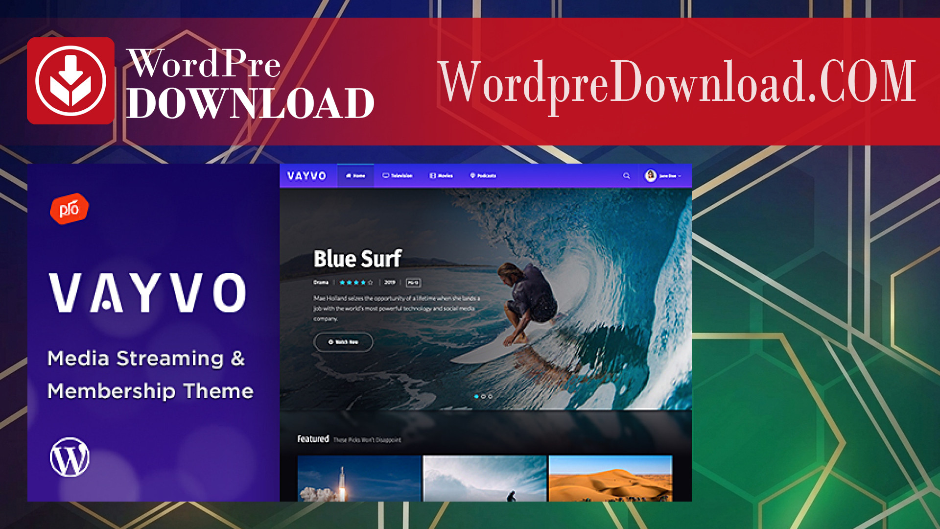 Vayvo – Media Streaming and Membership WordPress Theme – WordpreDownload.COM