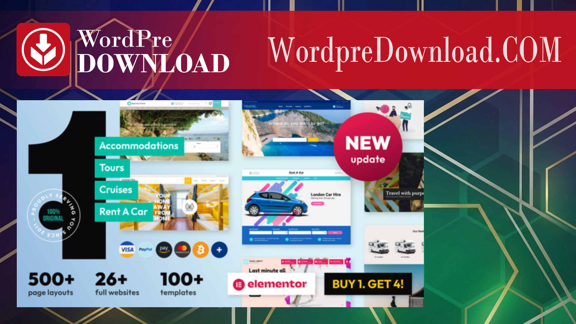 Book Your Travel – Online Booking WordPress Theme – WordpreDownload.COM