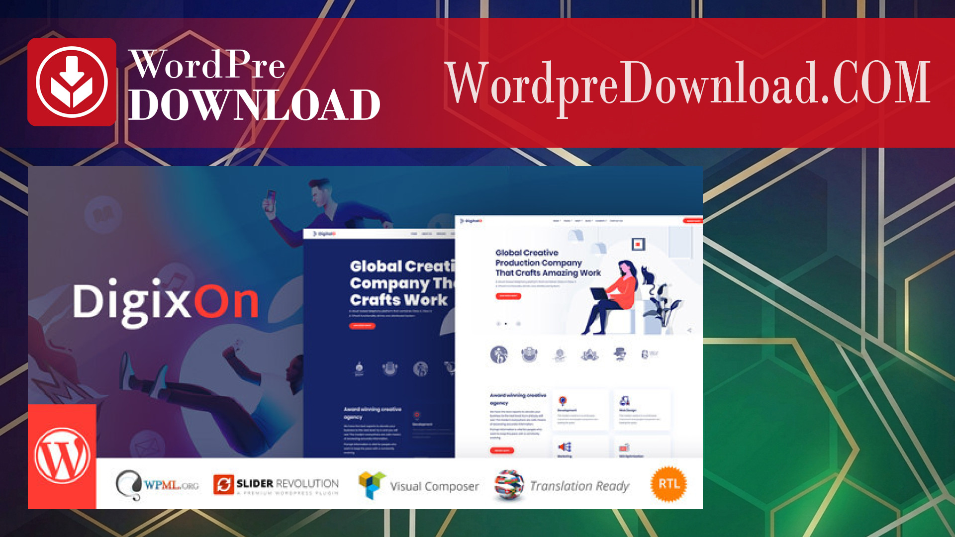 Digixon – Digital Marketing Strategy Consulting WP Theme – WordpreDownload.COM