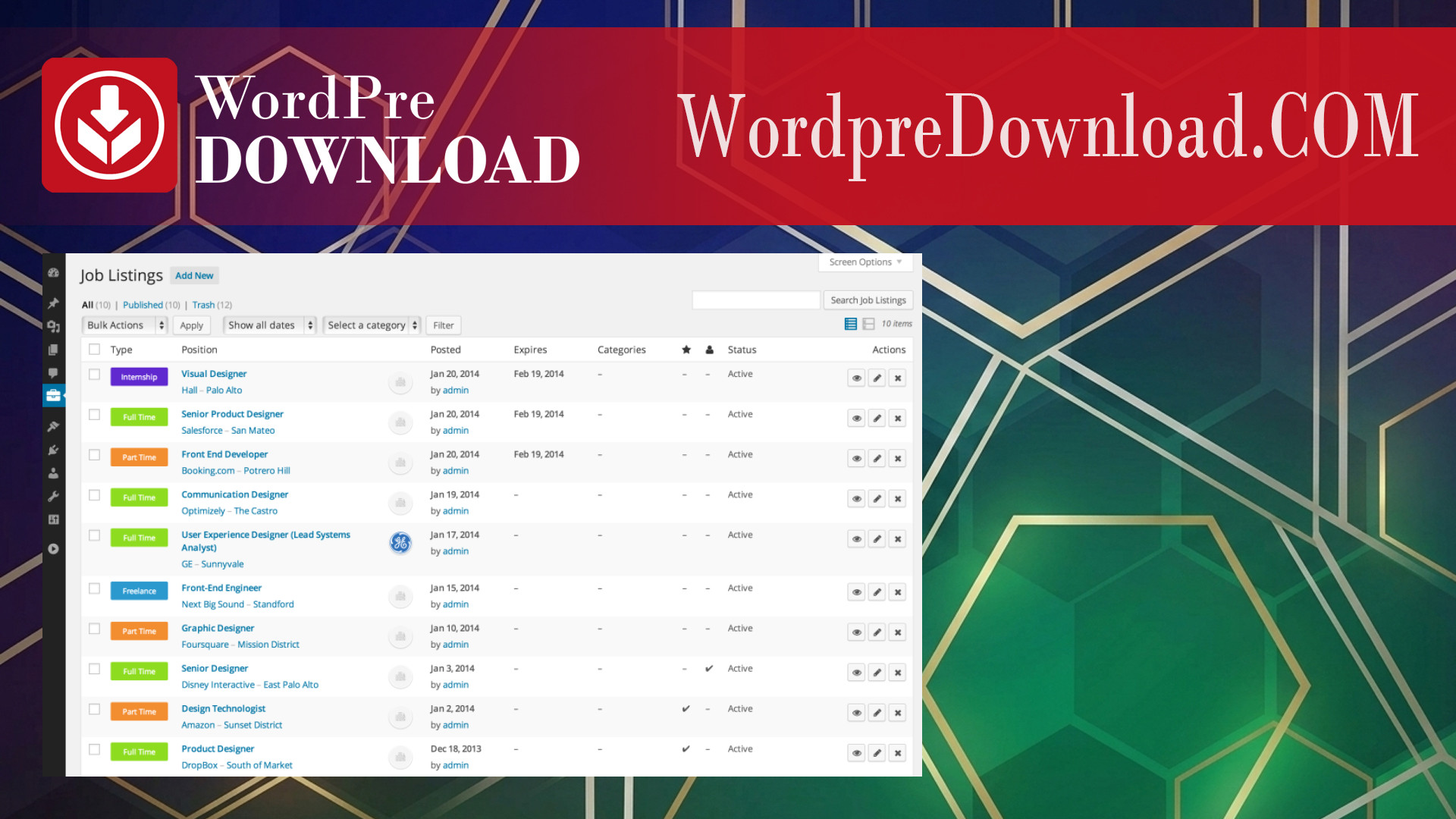 WP Job Manager – Activated – WordpreDownload.COM