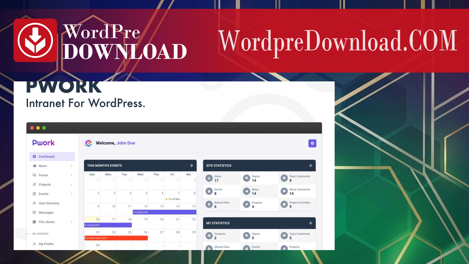 Pwork – Intranet For WordPress – WordpreDownload.COM