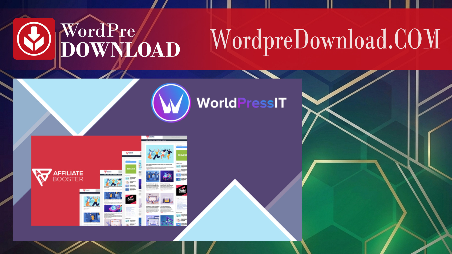 Affiliate Booster – Best Theme For Affiliate Marketing With Block Pro – WordpreDownload.COM