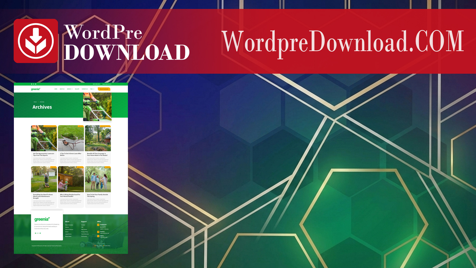 Greenia – Landscape and Gardening Elementor Template Kit – WordpreDownload.COM