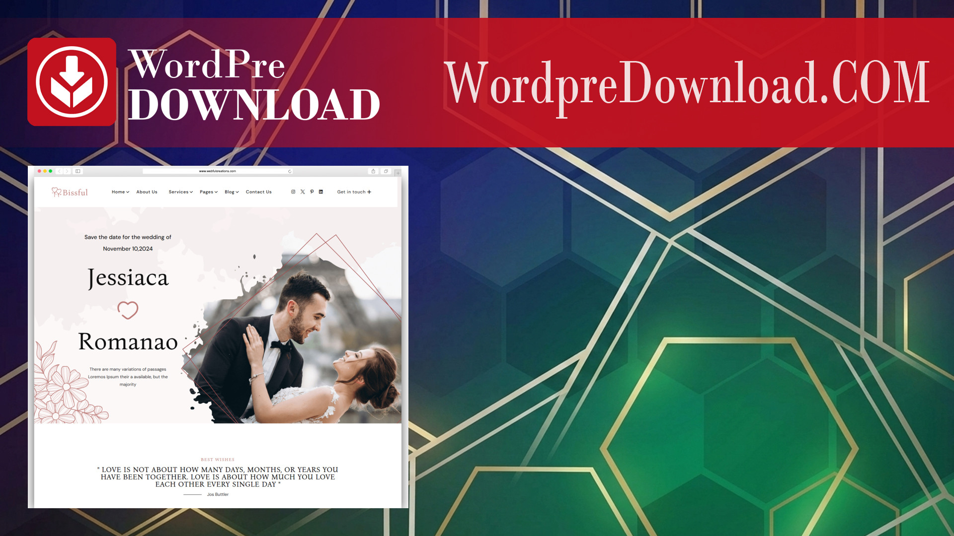 Bissful – Wedding and Event WordPress Theme – WordpreDownload.COM