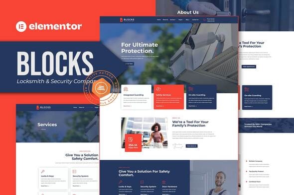 Blocks – Locksmith and Security Company Elementor Template Kit – WordpreDownload.COM