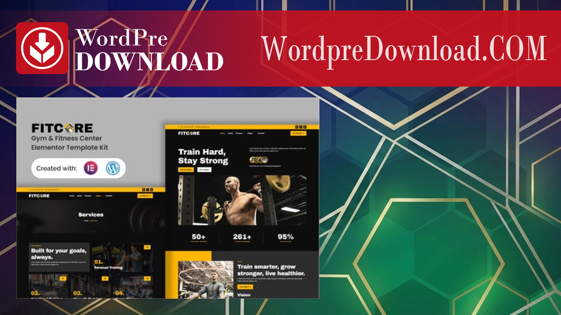 Fitcore – Gym and Fitness Center Elementor Template Kit – WordpreDownload.COM