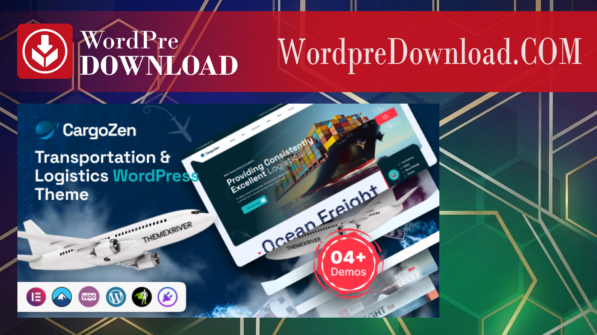 Cargozen – Transportation and Logistics WordPress Theme – WordpreDownload.COM