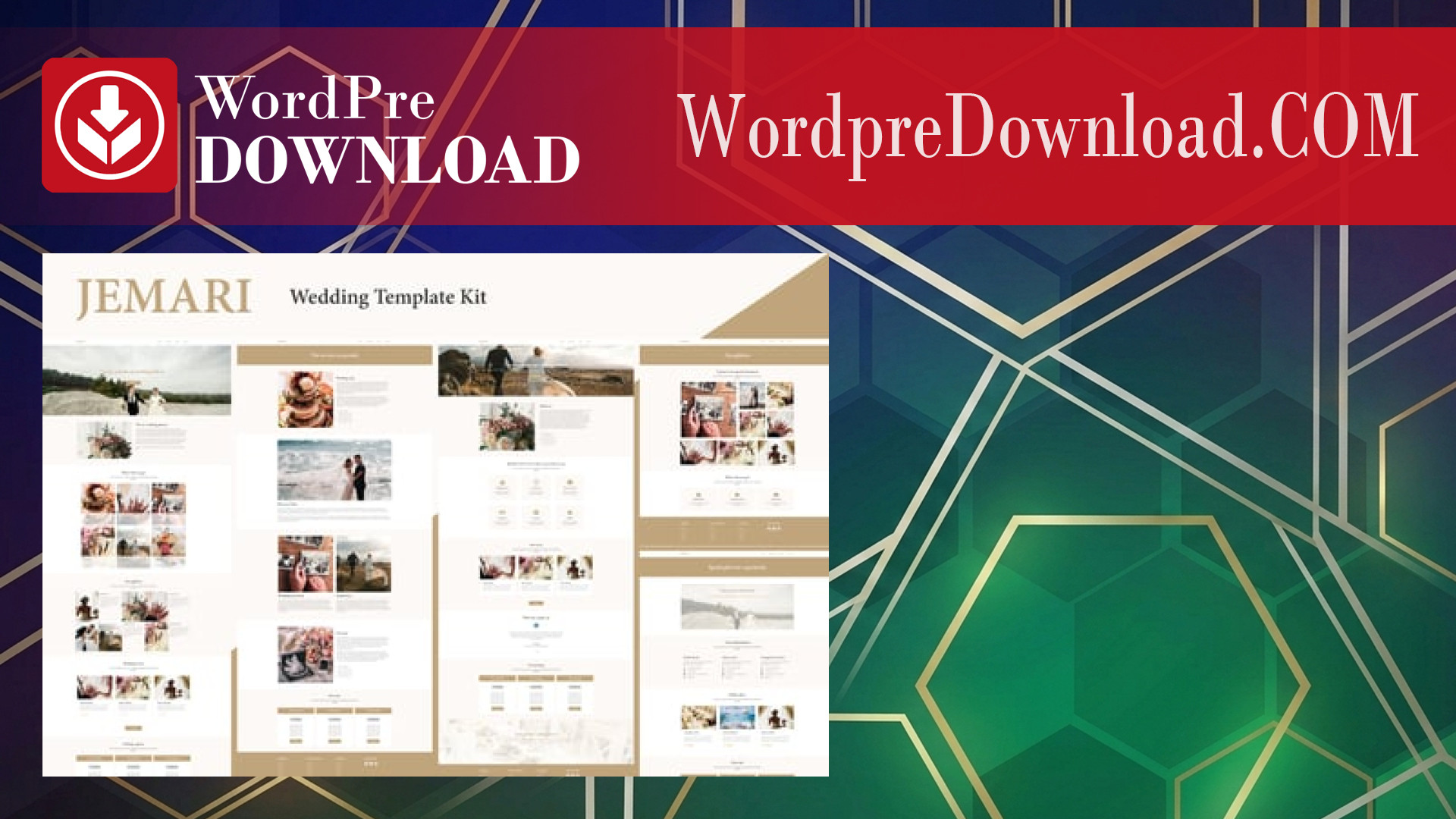 Jemari – Wedding Elementor Template Kit – WordpreDownload.COM