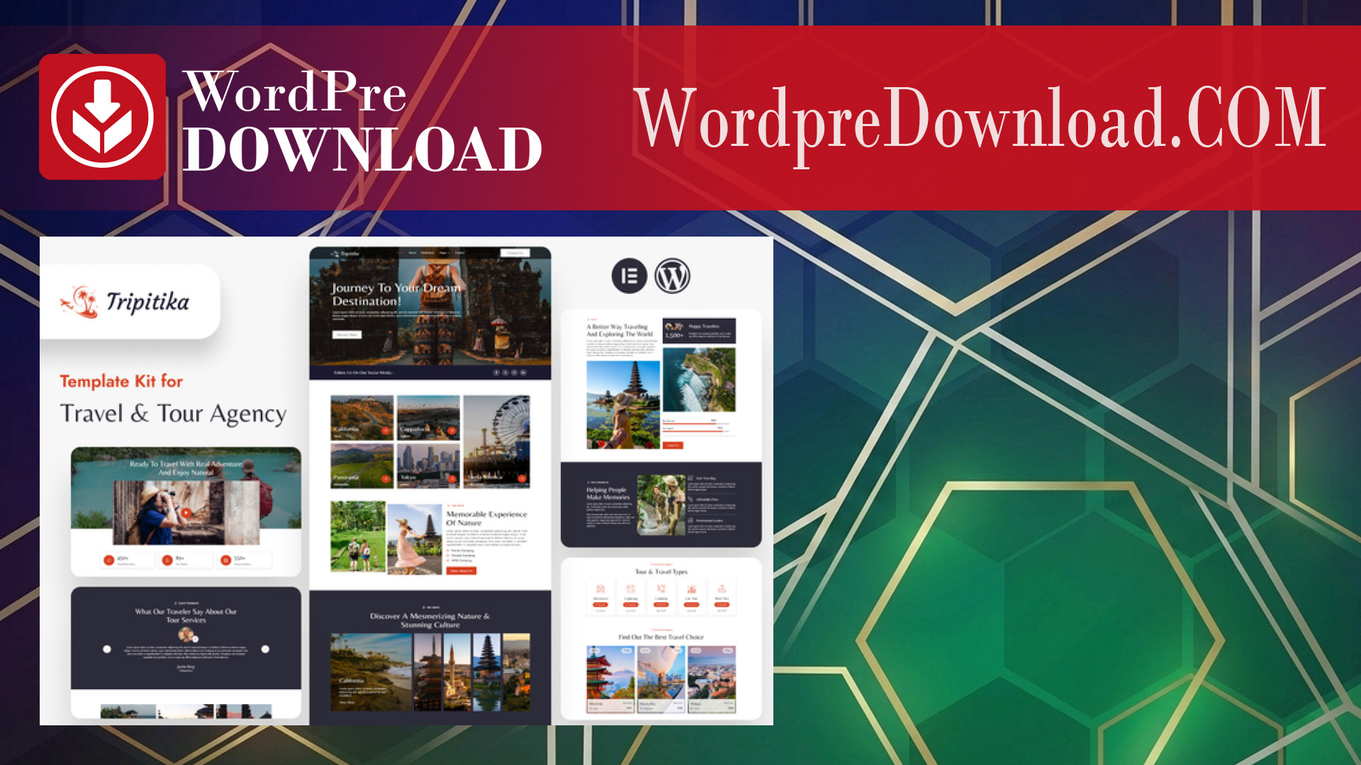 Tripitika – Tourism and Travel Agency Elementor Template Kit – WordpreDownload.COM