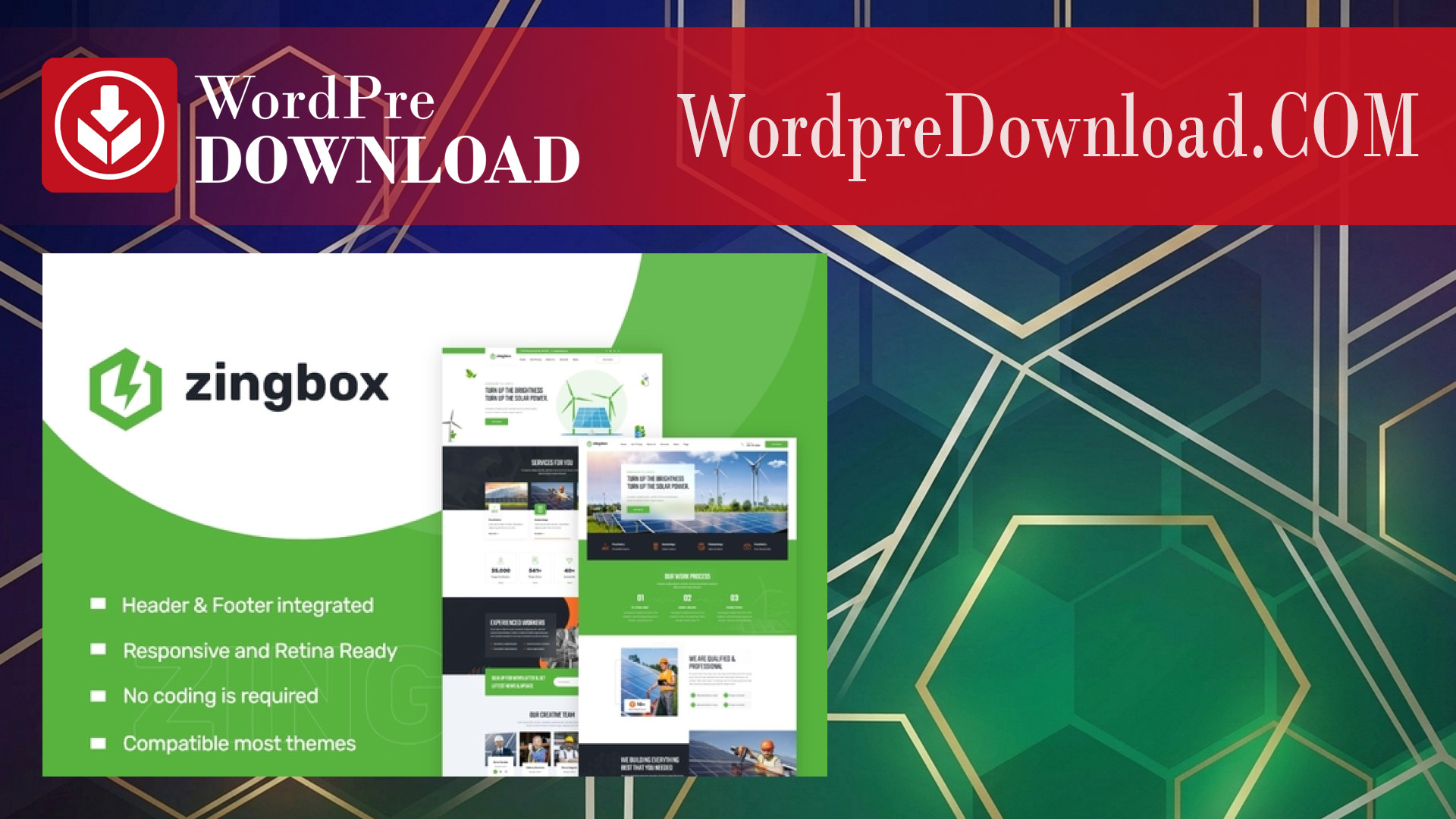 Zingbox – Wind and Solar Energy Elementor Template Kit – WordpreDownload.COM