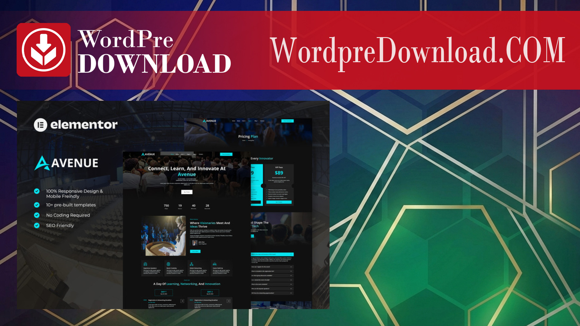 Evenue – Event and Conference Elementor Template Kit – Wordpredownload.com