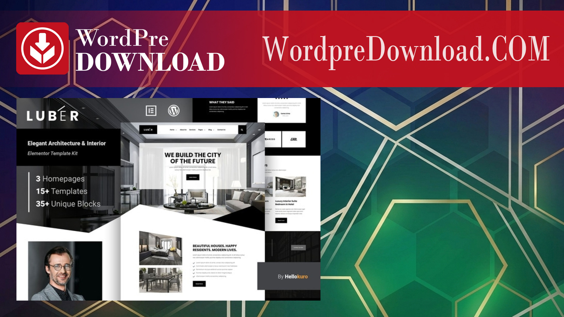 Luber – Elegant Architecture and Interior Elementor Template Kit – Wordpredownload.com