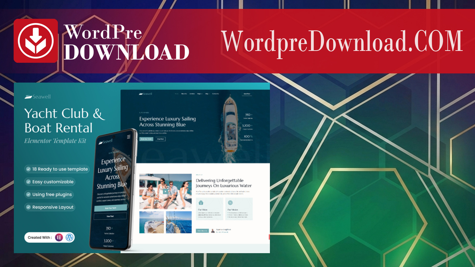Seawell – Yacht Club and Boat Rental Elementor Template Kit – WordpreDownload.COM