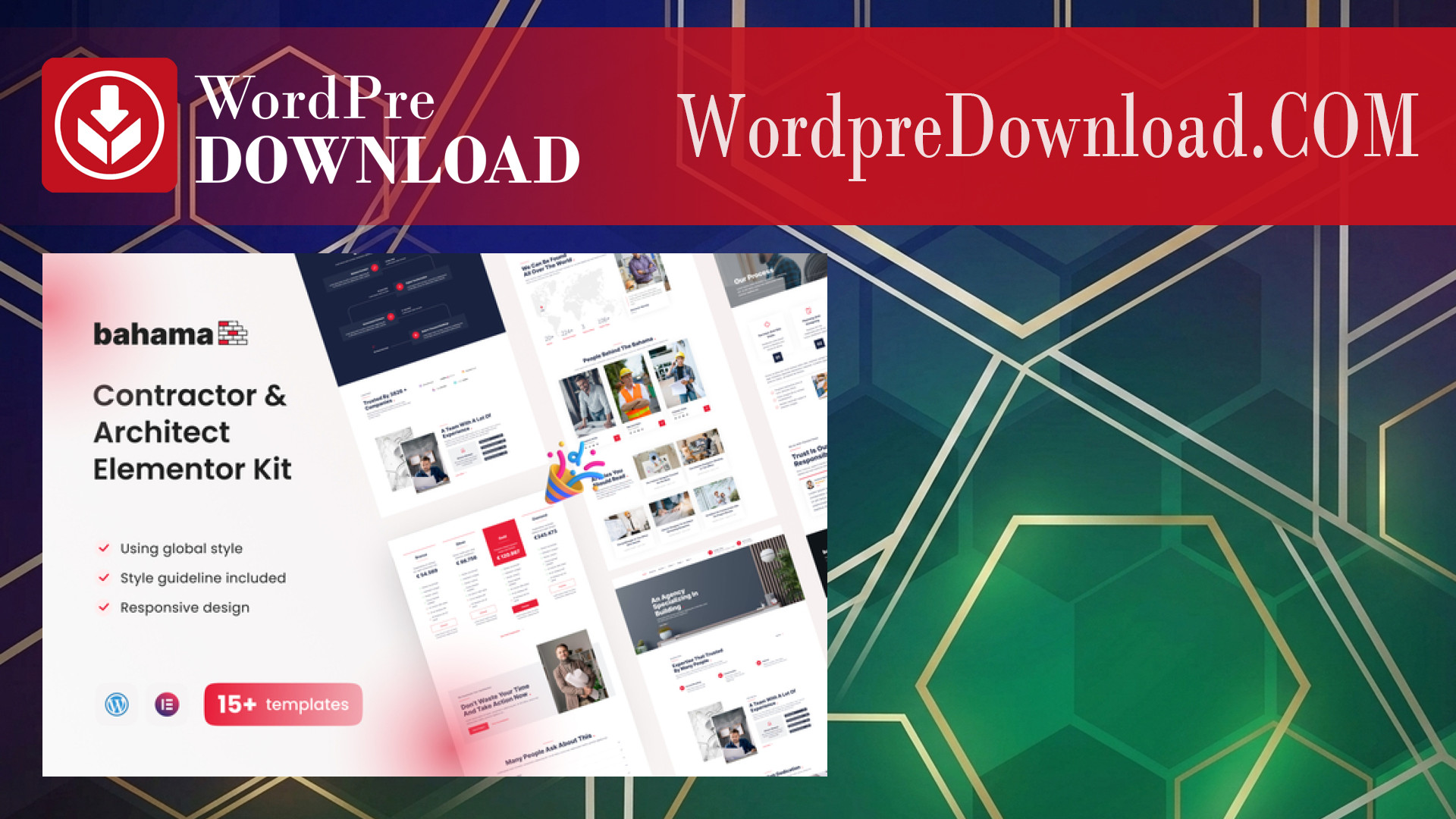 Bahama Contractor and Architect Elementor Template Kit – WordpreDownload.COM
