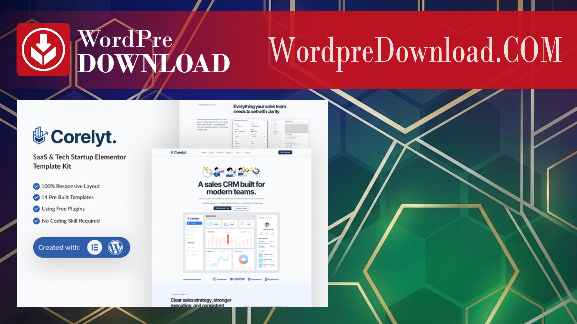 Startery | SaaS and Startup Elementor Template Kit – WordpreDownload.COM