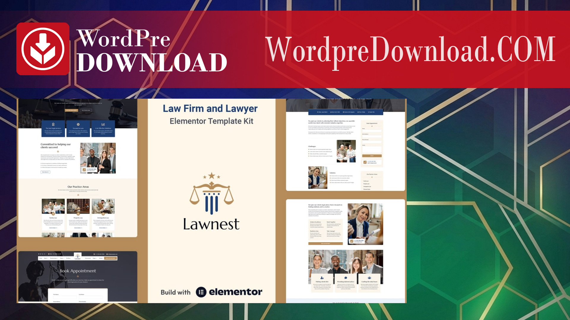 Lawnest – Law Firm and Lawyer Elementor Pro Template Kit – WordpreDownload.COM