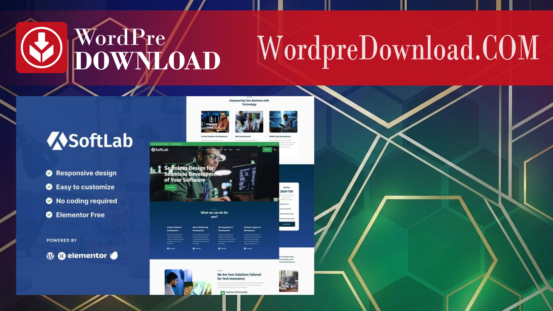 SoftLab – Technology and Software SaaS Elementor Pro Template Kit – WordpreDownload.COM