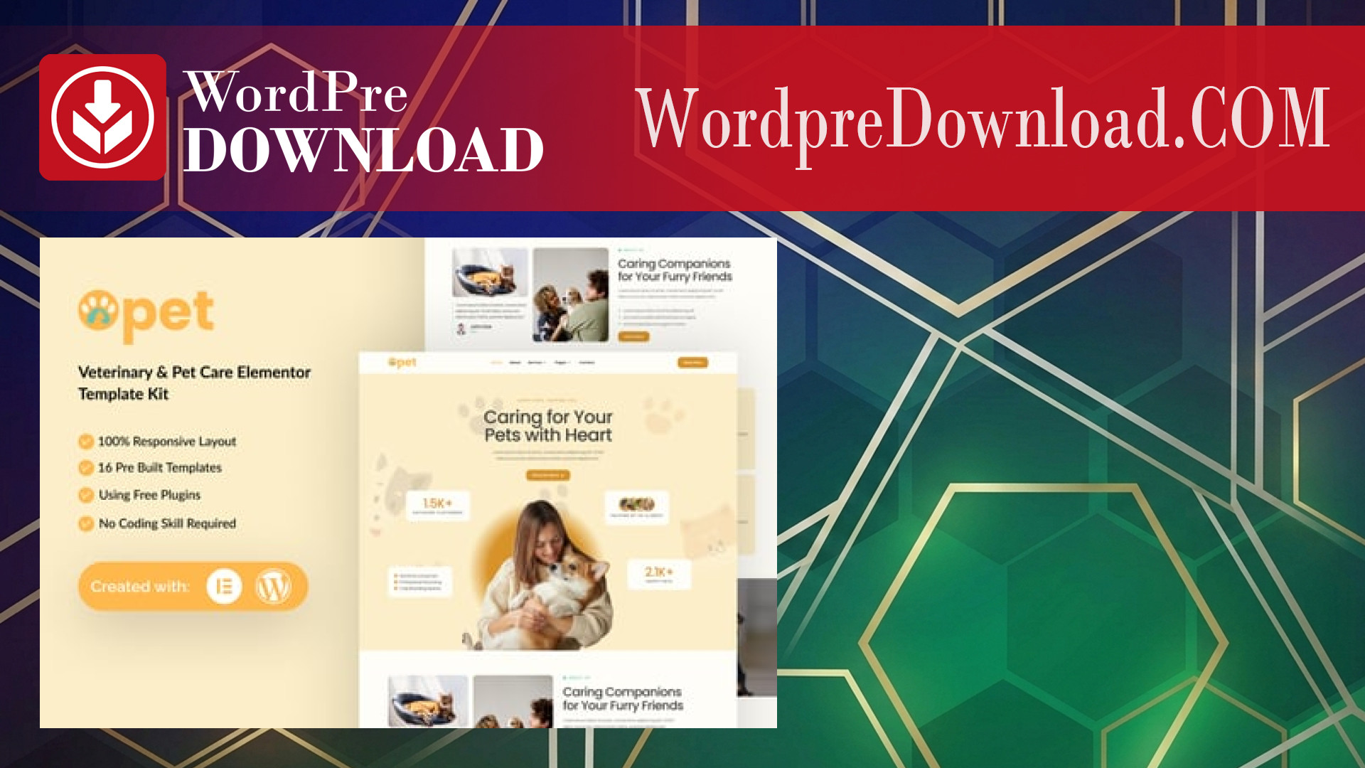 Opet – Veterinary and Pet Care Elementor Template Kit – WordpreDownload.COM