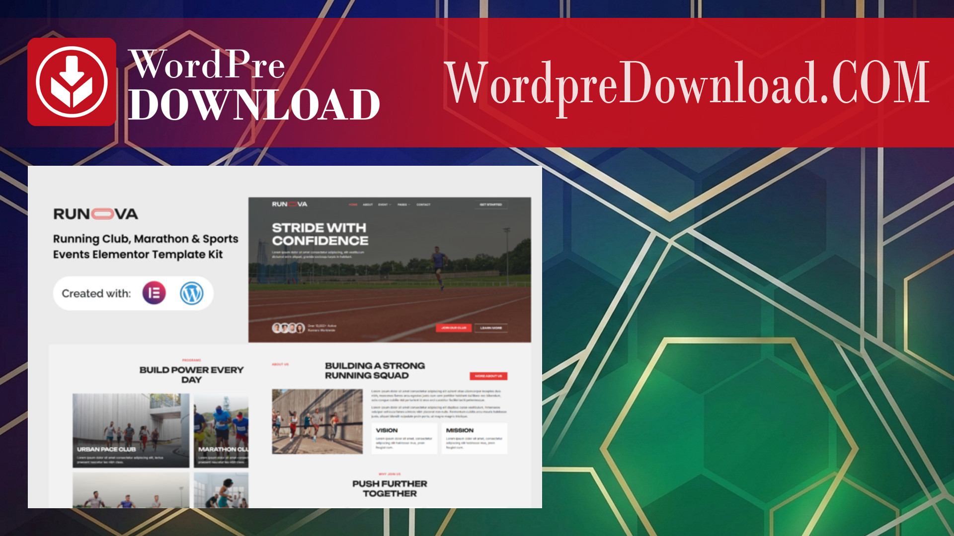 Runova – Marathon and Sports Events Running Club Elementor Template Kit – WordpreDownload.COM