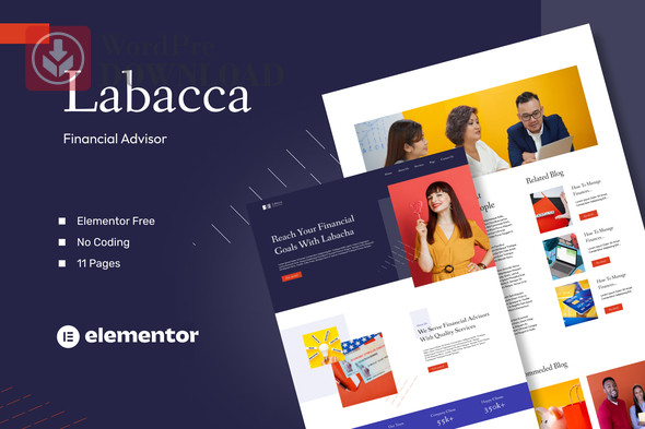 Labacca – Financial Advisor Elementor Template Kit – WordpreDownload.COM