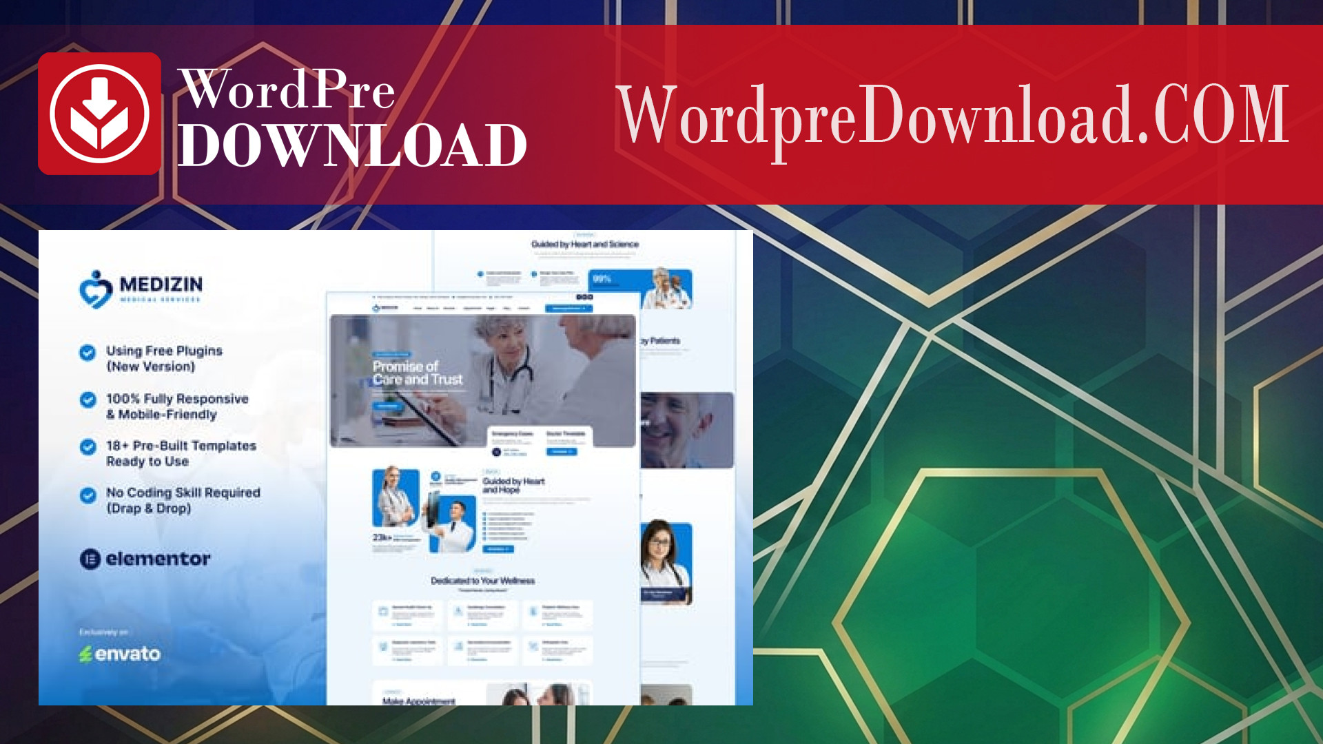 Medizin – Medical Services Elementor Template Kit – WordpreDownload.COM