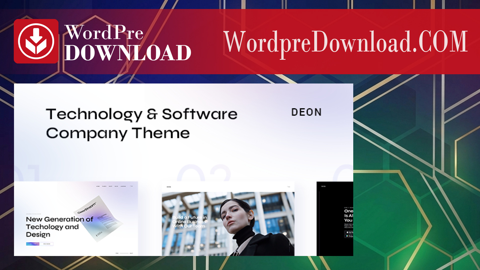 Deon – Technology and Software Company Theme – WordpreDownload.COM