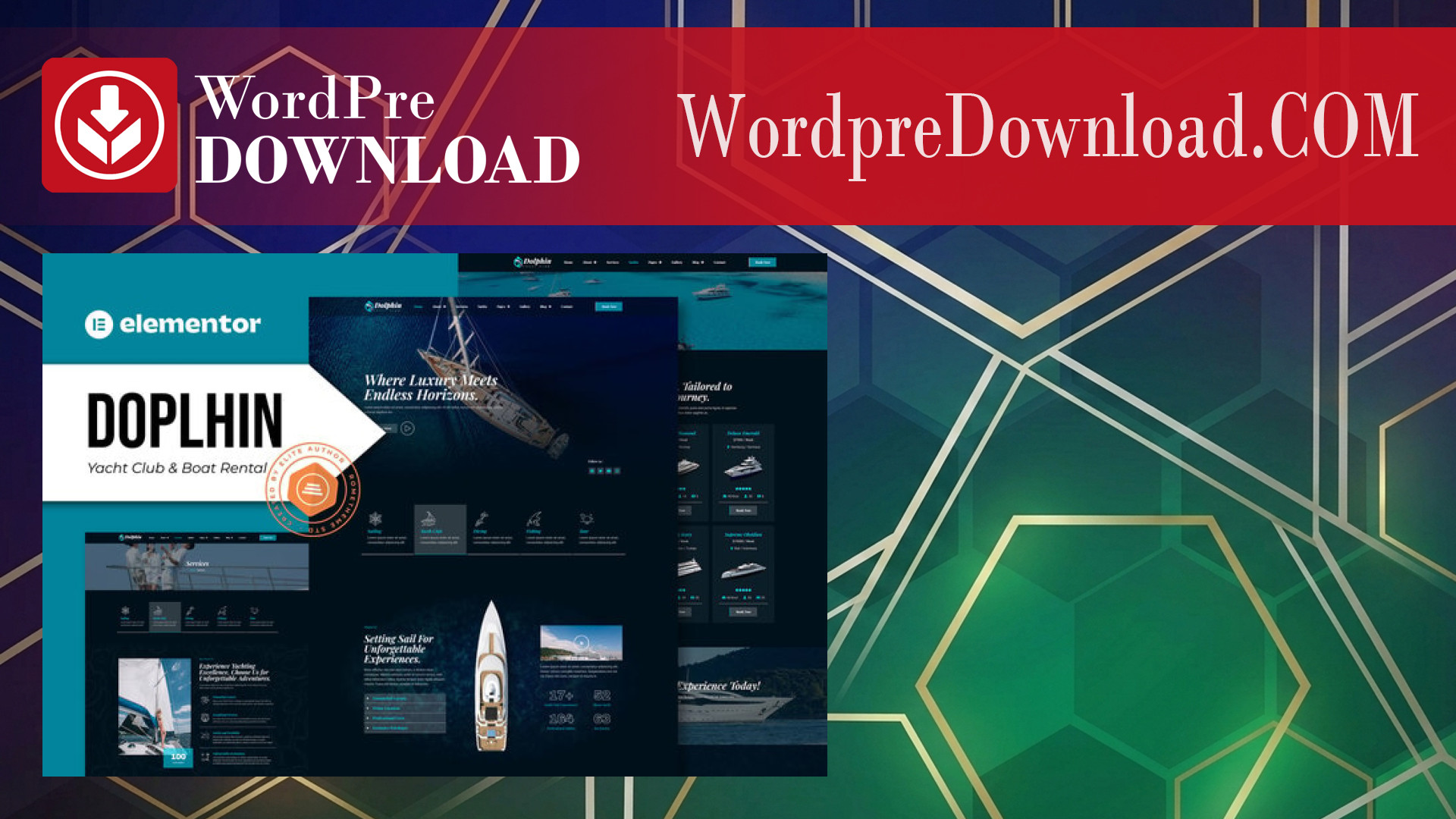 Dolphin – Yacht Club and Boat Rental Elementor Pro Template Kit – WordpreDownload.COM