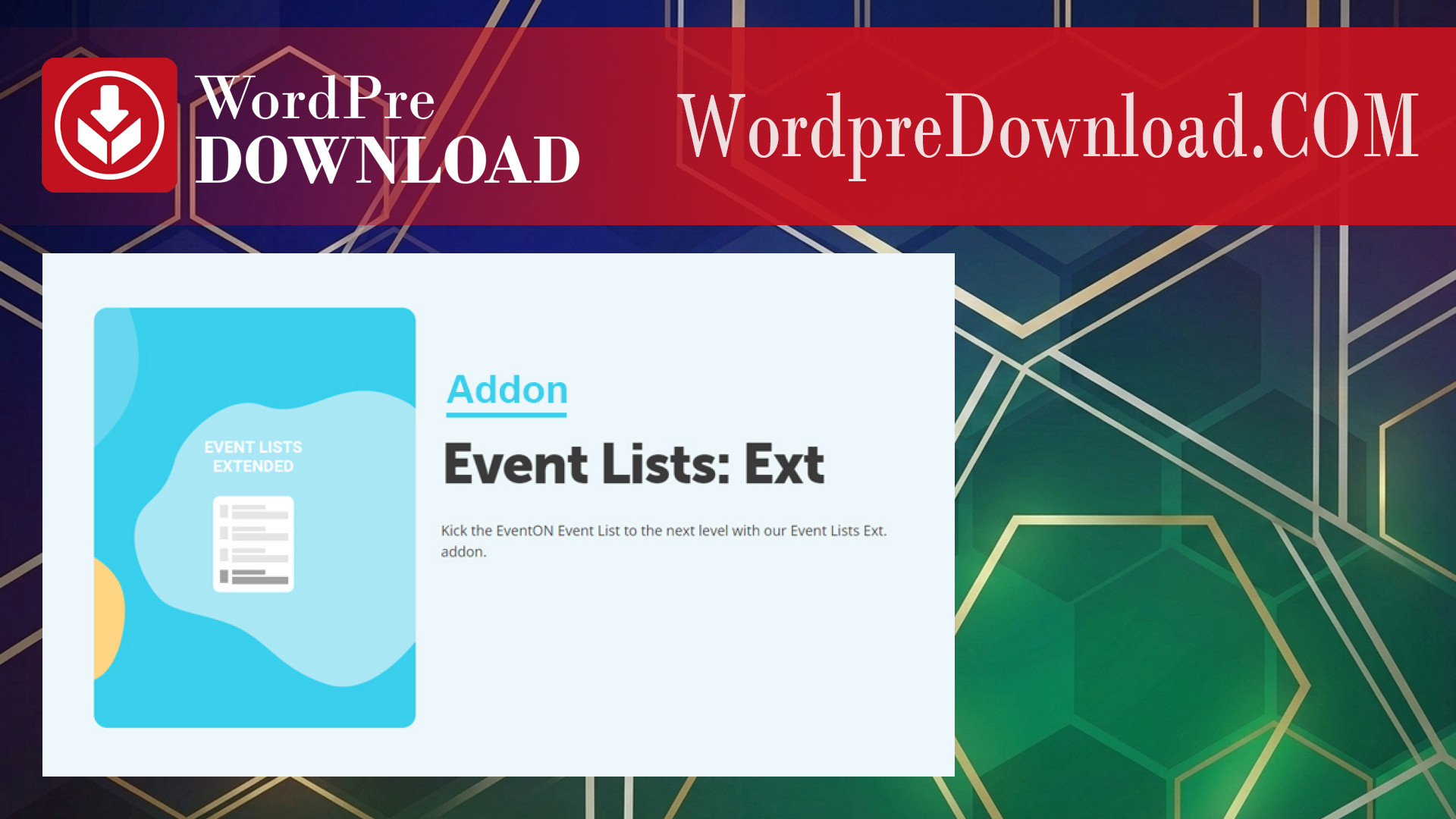 EventON – Event Lists: Ext Addon – WordpreDownload.COM