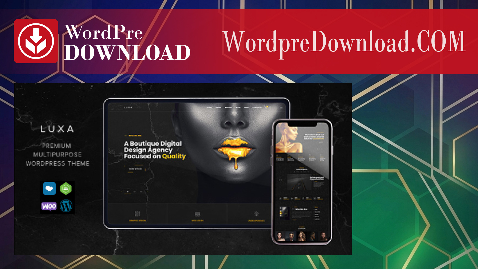 Luxa – Luxury Black MultiPurpose WordPress Theme – WordpreDownload.COM