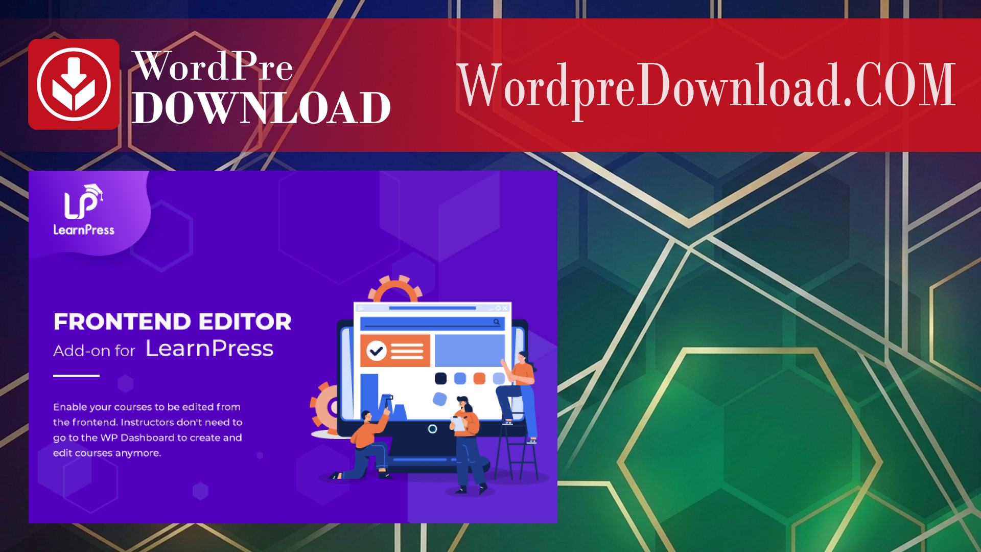 LearnPress Frontend Editor – WordpreDownload.COM