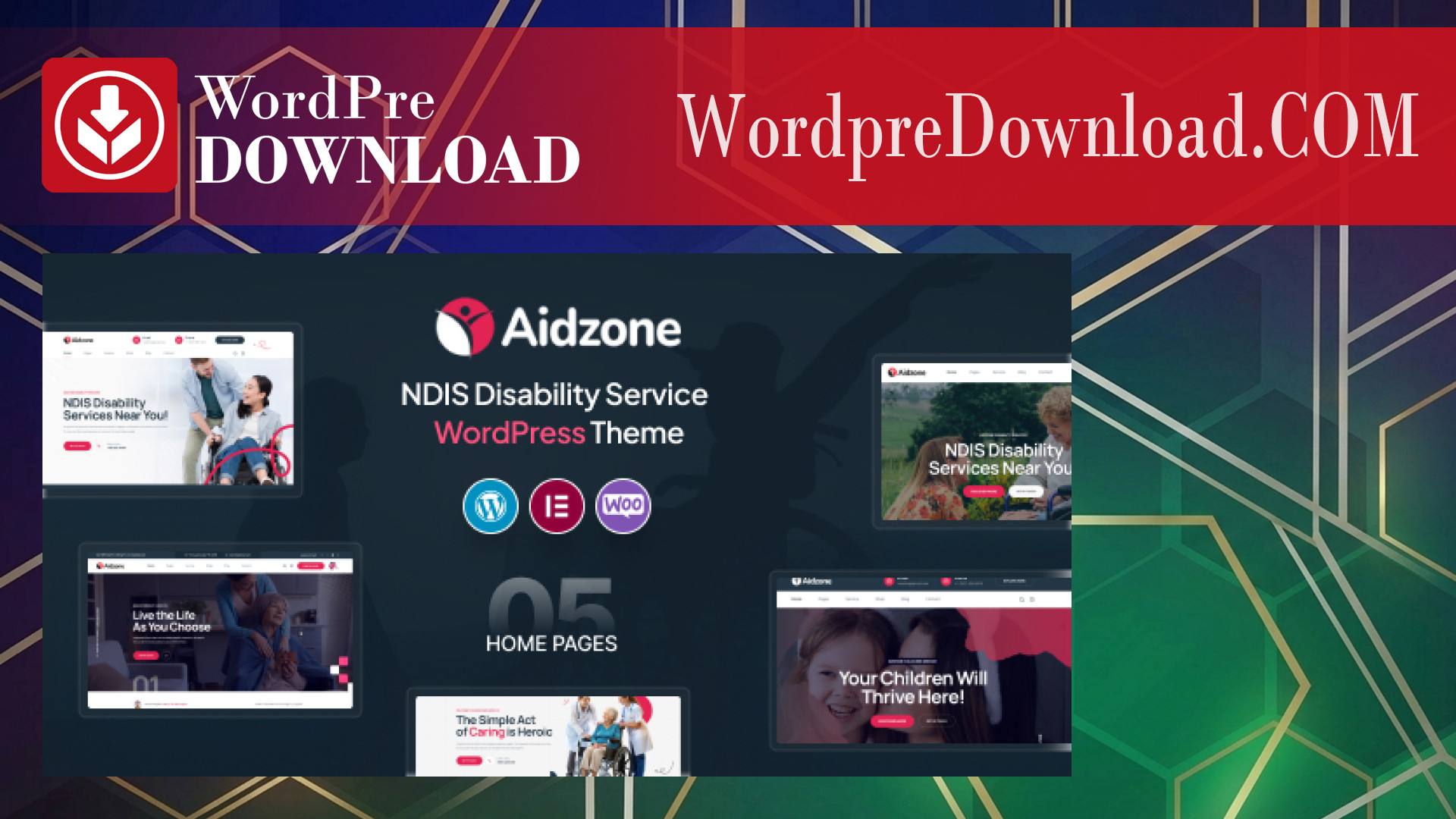 Aidzone – NDIS Disability Service WordPress Theme – WordpreDownload.COM