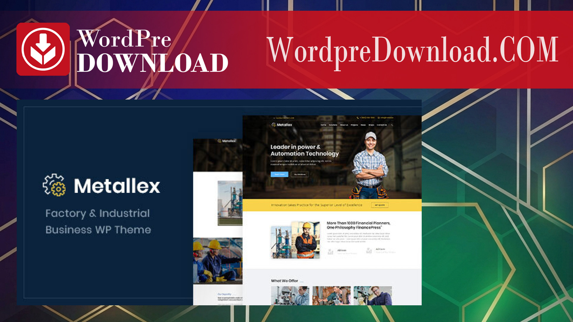 Metallex – Industrial And Engineering WordPress Theme – WordpreDownload.COM