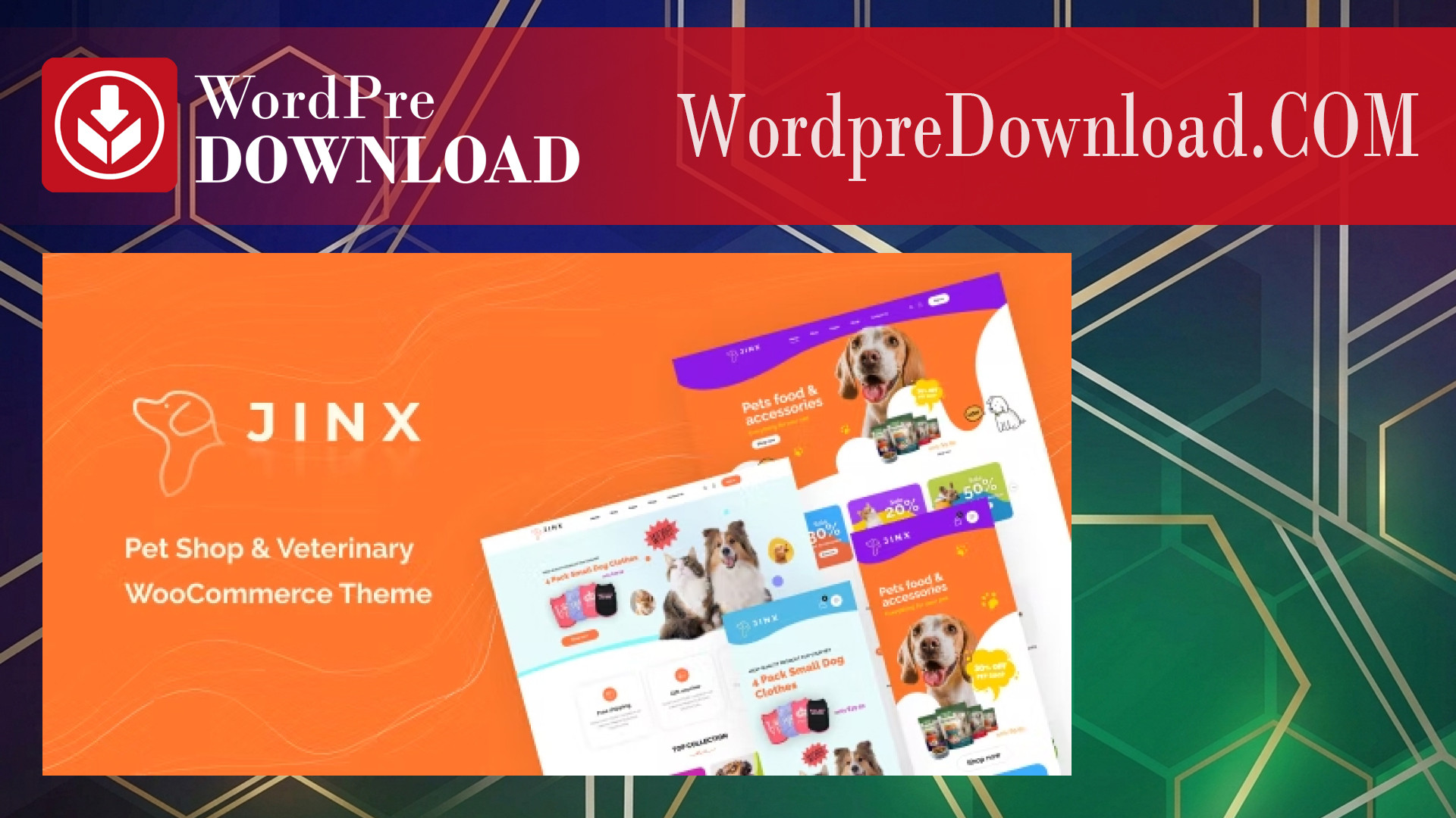 Jinx – Pet Shop and Veterinary WooCommerce Theme – WordpreDownload.COM