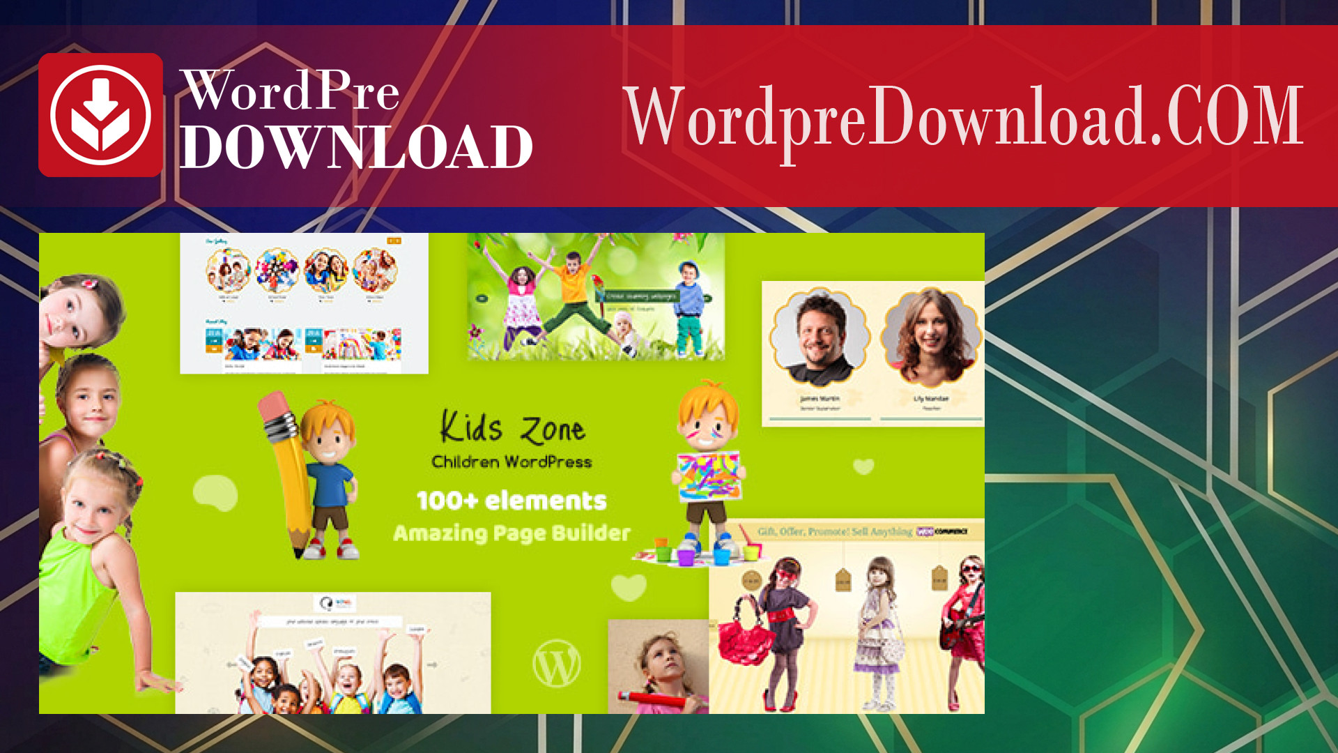 Kids Zone | Children and Kids WordPress Theme – WordpreDownload.COM